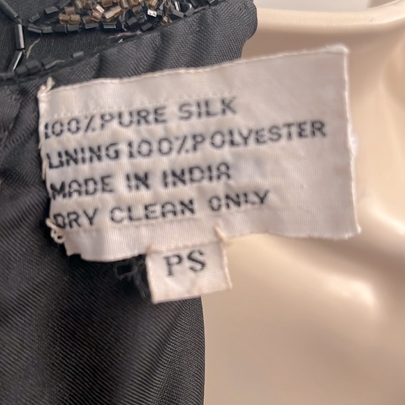 VTG beaded cocktail holiday sparkle dress - Picture 9 of 14